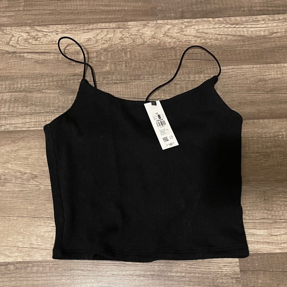 garage cropped tank